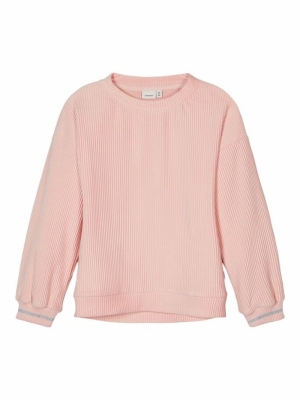 NKFSAFRIDA LS TOP SILVER PINK