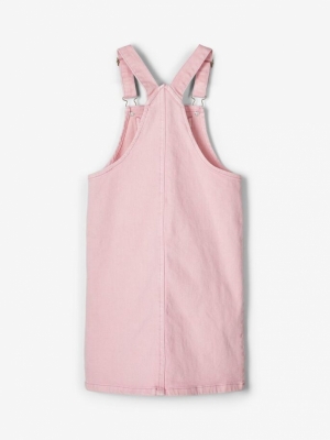 NKFBATONE TWI BIBSKIRT PINK NECTAR