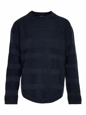 KONCAVIAR LS PULLOVER  NIGHT SKY