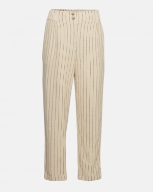 RUPA ANKLE PANTS WOOD ASH STRIPE