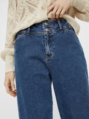 HW MOM JEANS DARK DENIM