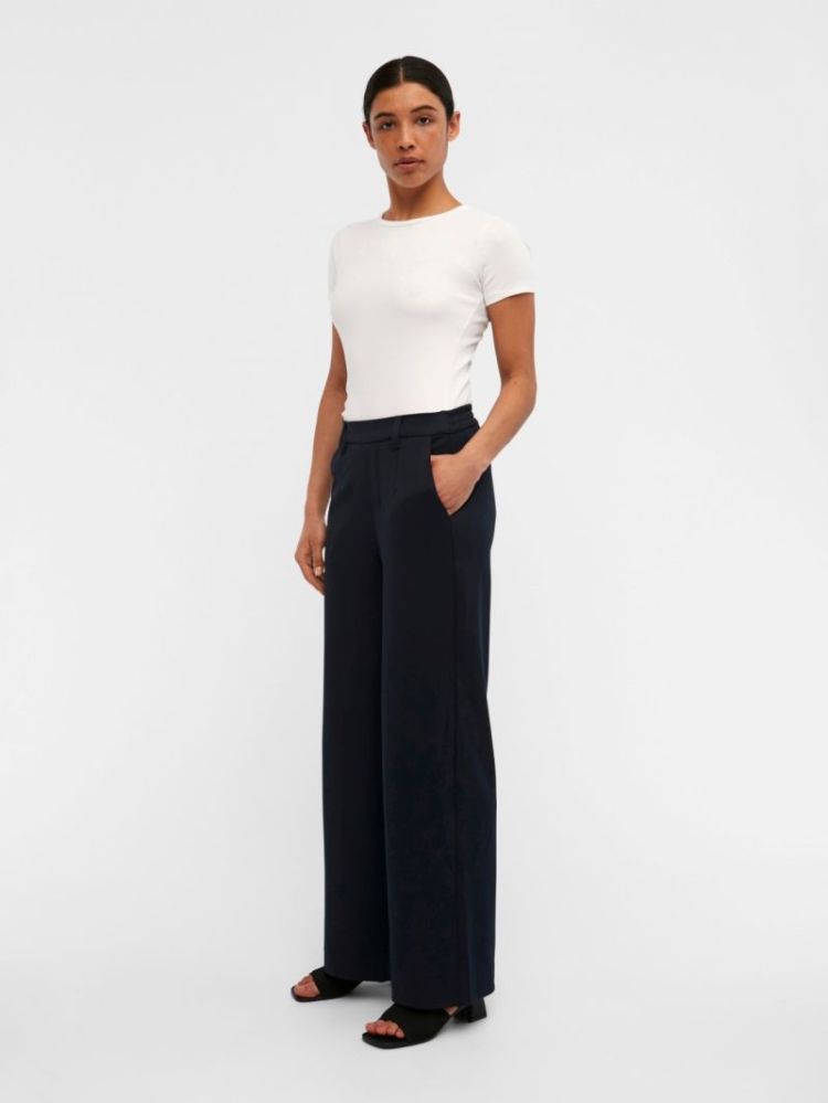 OBJLISA WIDE PANT NOOS SKY CAPAIN
