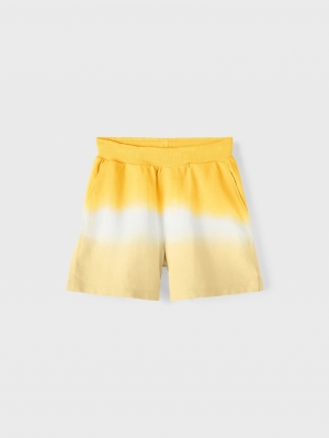 NKFJEMSI SWEAT SHORTS ASPEN GOLD