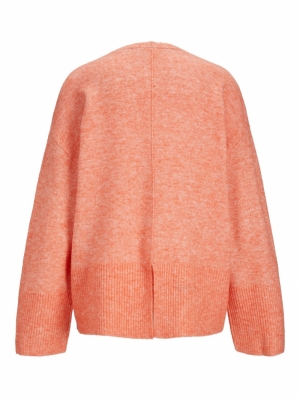 JXLICA DIVERSE V-NECK KNIT PEACH ECHO