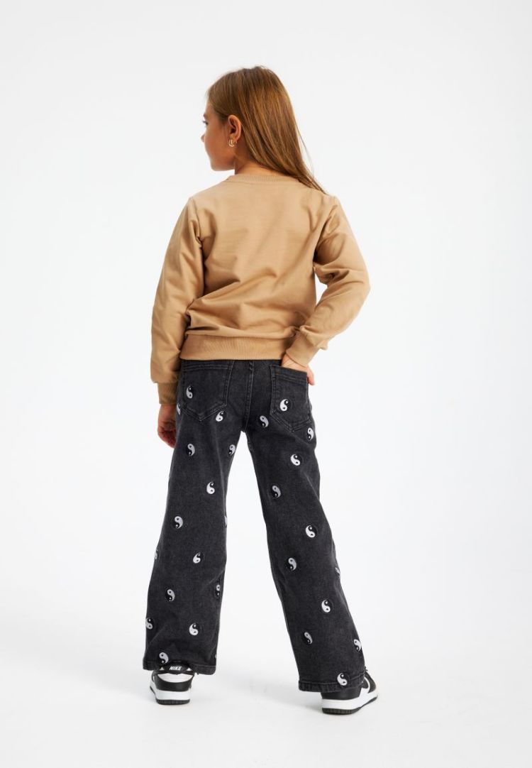 TNLYKKE WIDE JEANS BLACK DENIM WAS