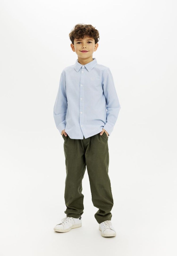 TNMICHAEL L_S SHIRT BRIGHT WHITE ST
