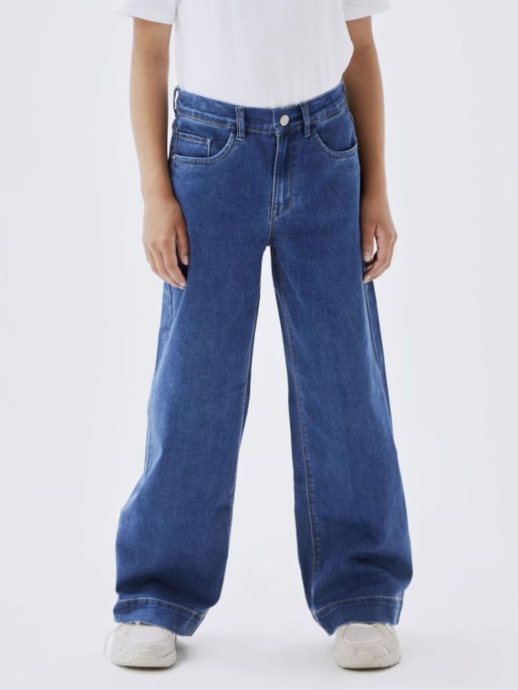 NKFROSE HW WIDE JEANS MEDIUM BLUE DEN