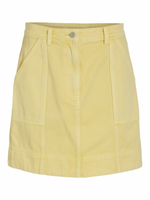 ROUJOLIE HW SHORT DENIM SKIRT PINEAPPLE SLICE