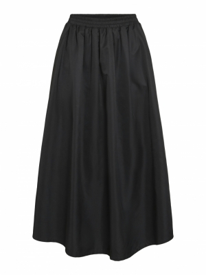 VISELVA LONG SKIRT BLACK