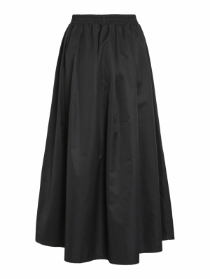 VISELVA LONG SKIRT BLACK