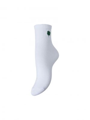 PCMOVA SOCKS NOOS BR WHITE:EMB CL