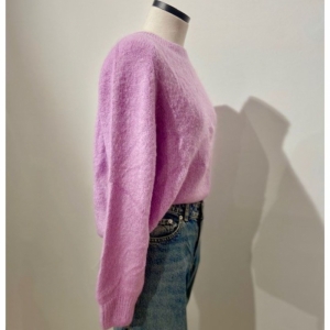 PULL RONDE HALS LILA