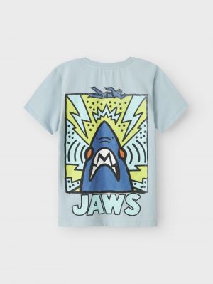 NKMMAKAI JAWS NREG SS TOP  ELECTRIC BLUE L