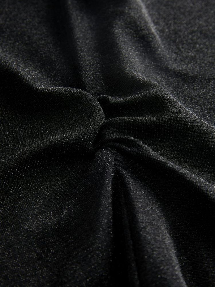 JXARIA SS SHORT DRESS BLACK