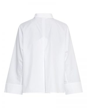 MSCHNATALIA ZENIKA BOXY SHIRT BRIGHT WHITE