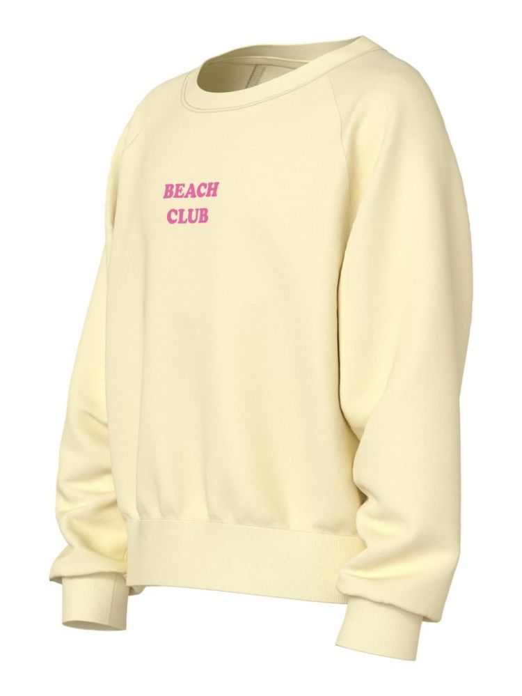 NKFVANEZZA LS NREG SWEAT UNB Pear Sorbet Bea