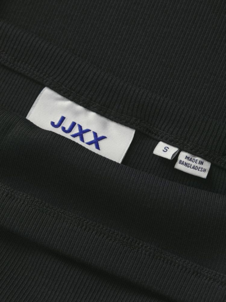 JXFIFI STR SL RIB TOP BLACK