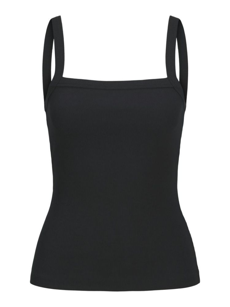 JXFIFI STR SL RIB TOP BLACK