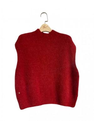DEBARDEUR COL ROUGE