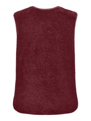 KOBABY LIFE TEDDY VEST CABERNET