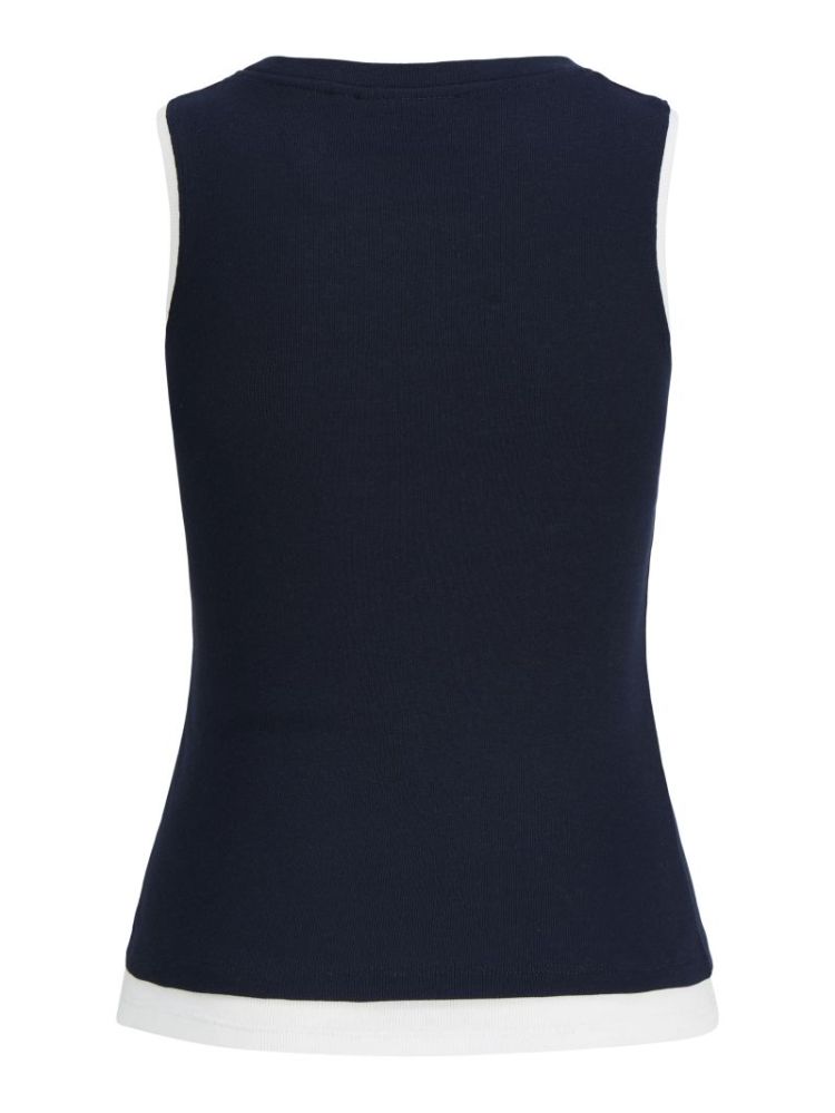 JXHENNA STR SL CONTRAST TOP NAVY BLAZER