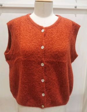 GILET SANS MANCHES ROUILLE