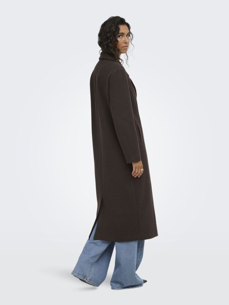 JDYVIOLA LIFE X-LONG COAT CHOCOLATE TORTE