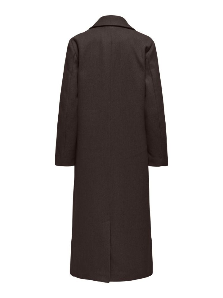 JDYVIOLA LIFE X-LONG COAT CHOCOLATE TORTE