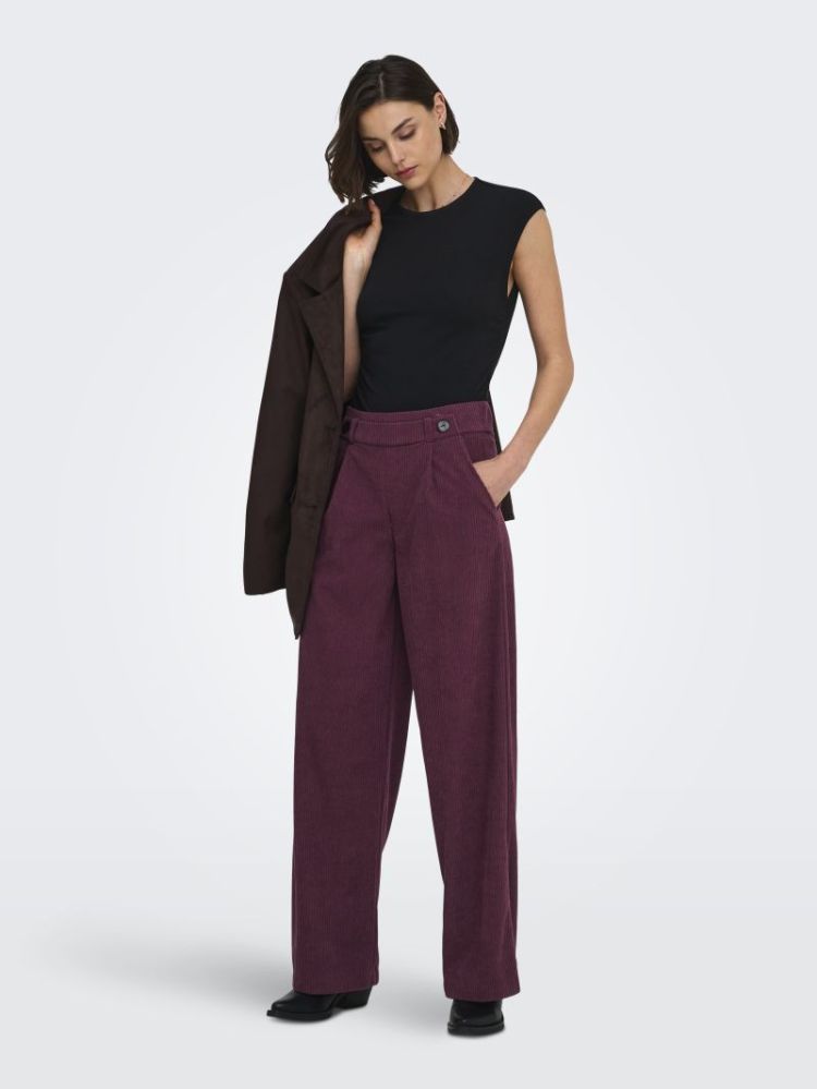 JDYEGGO CORD PANT WINDSOR WINE