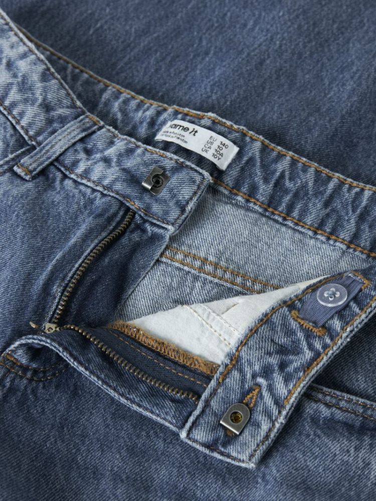 NKFBARREL JEANS NOOS MEDIUM BLUE DEN