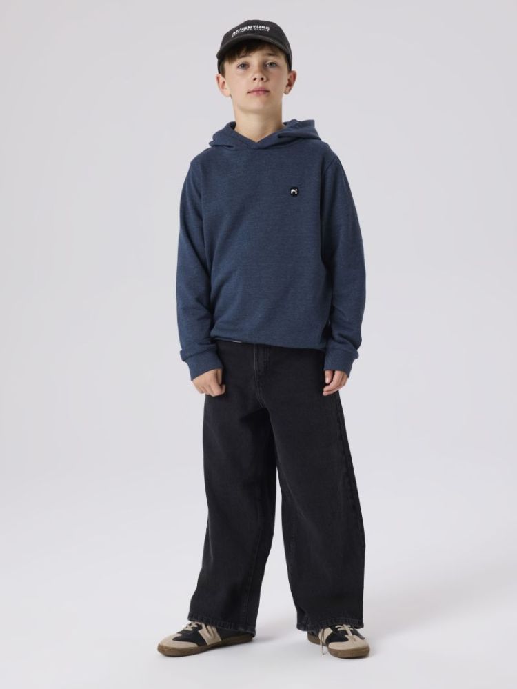 NKMVIMO LS SWEAT W HOOD NOOS DARK SAPPHIRE