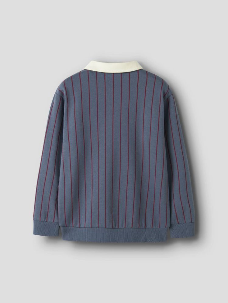 NKMLESTER LS NREG POLO SWEAT VINTAGE INDIGO