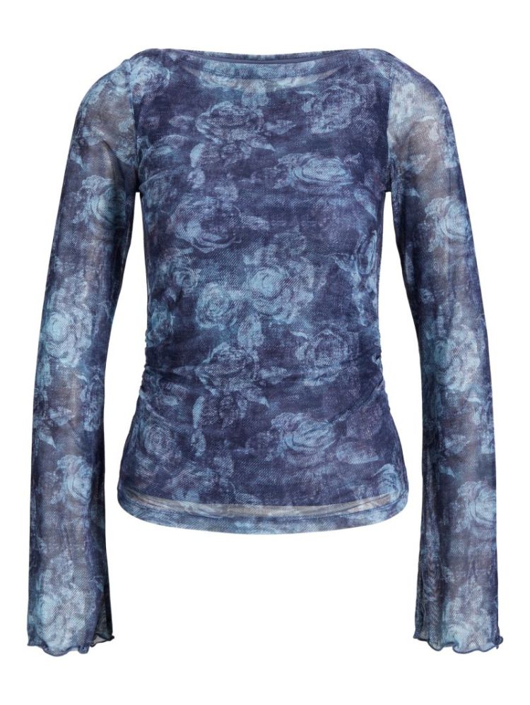JXMINNA MESH LS TOP 5089526 Blue