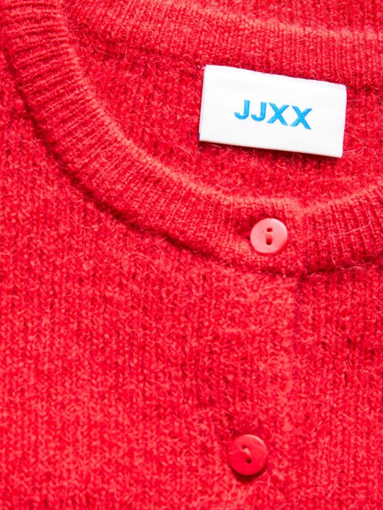 JXEVI SS CARDIGAN KNIT 5090825 Red