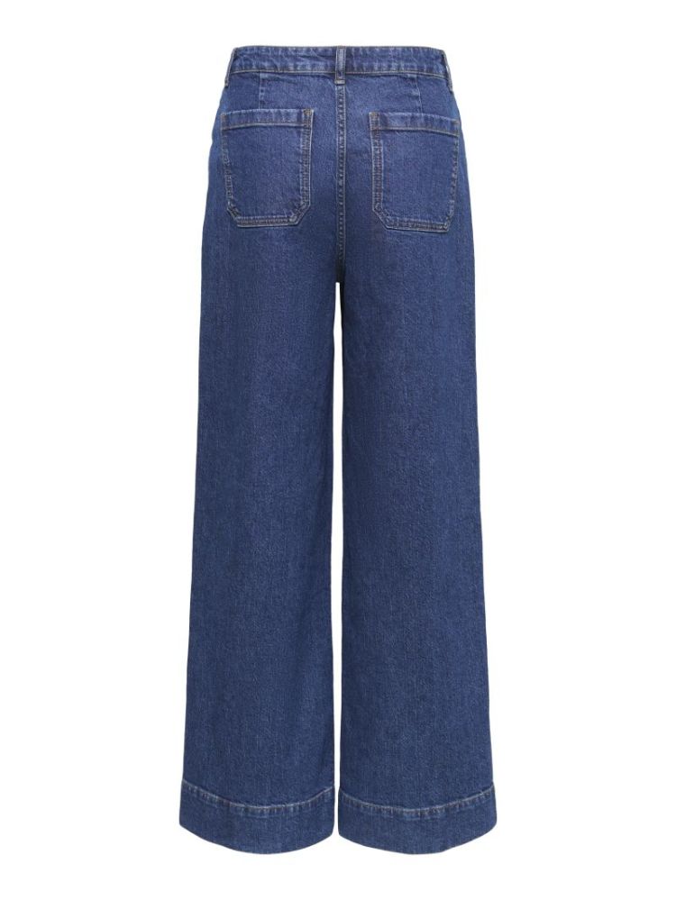 JDYVEGA HW WIDE JEANS BLUE  