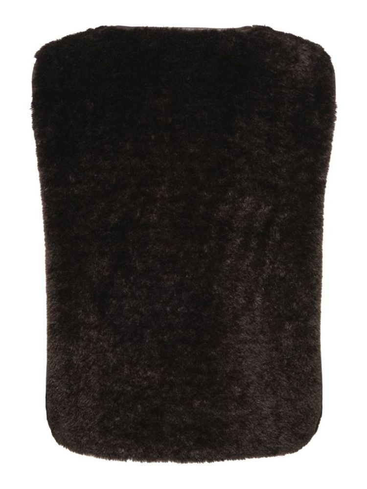 JDYASTA FAUX FUR WAISTCOAT BROWN  