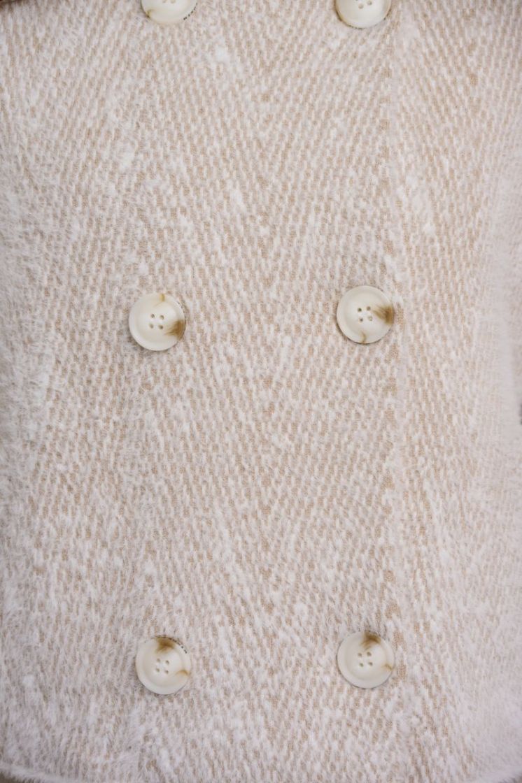 Beige herringbo