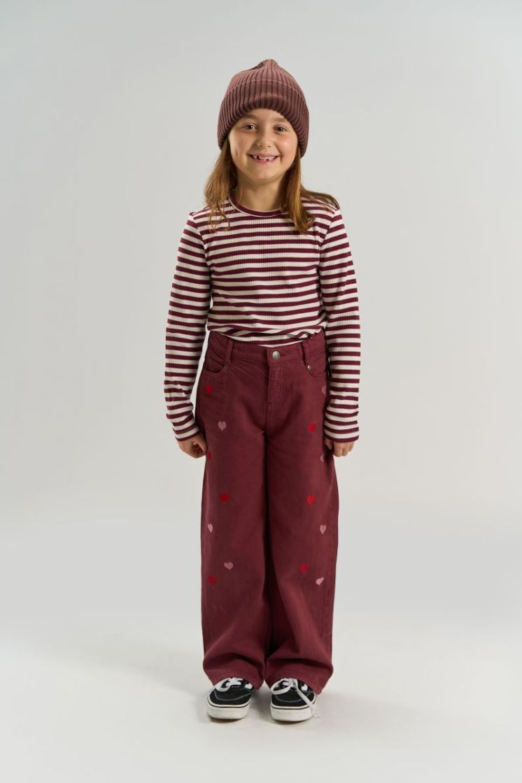 TNMoore L_S Rib Tee Gardenia Stripe