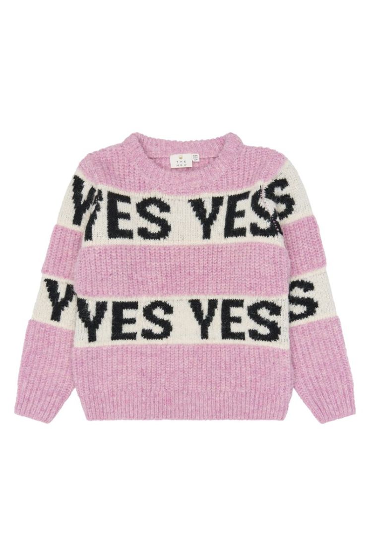 TNValette Knit Pullover Pink Lavender T