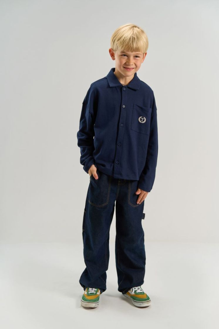TNVictor OS L_S Cardigan Navy Blazer