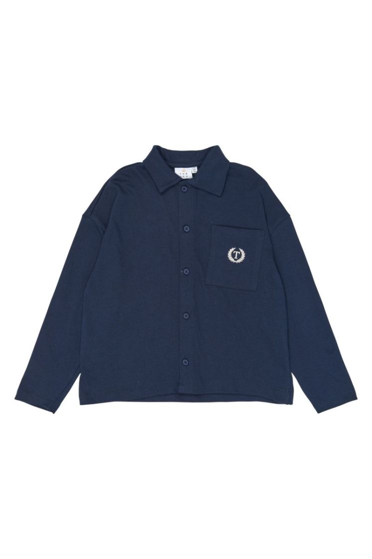TNVictor OS L_S Cardigan Navy Blazer