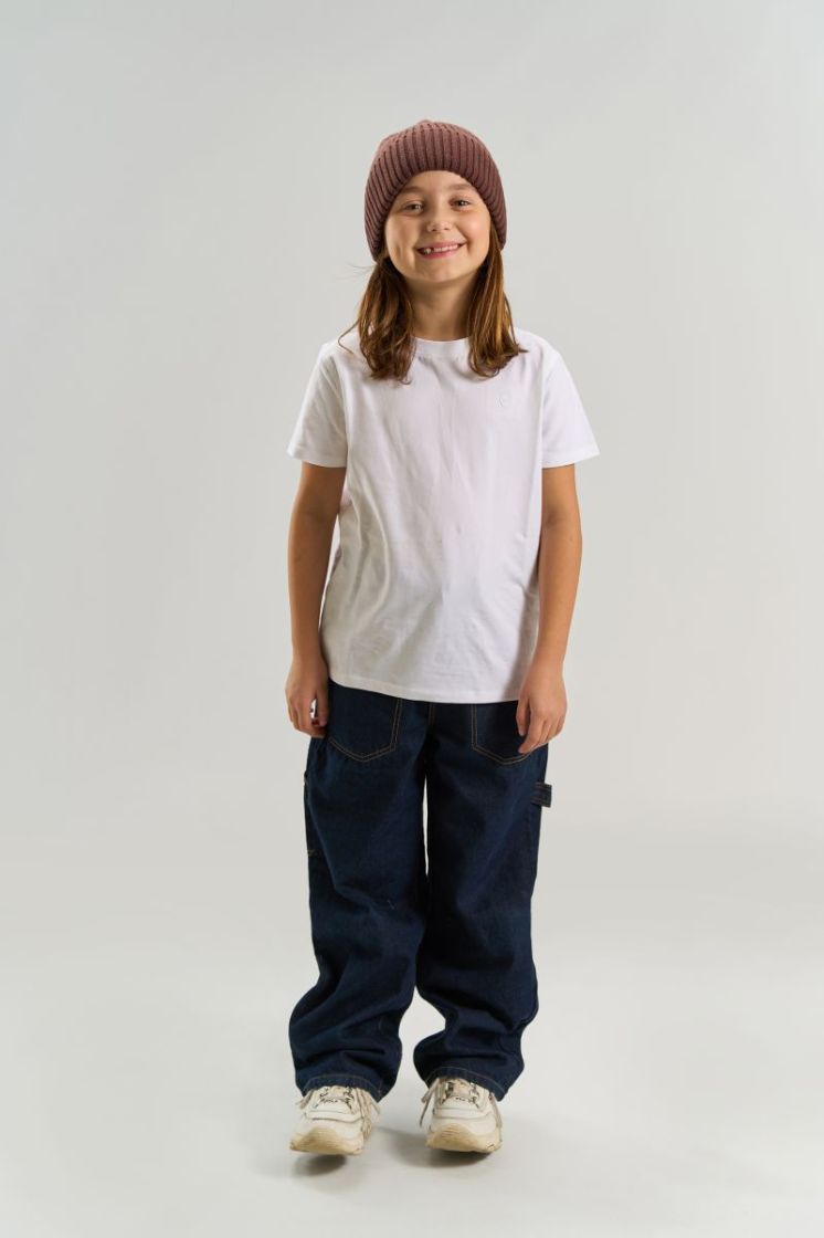 TNBern Baggy Fit Worker Jeans Unwashed Blue D
