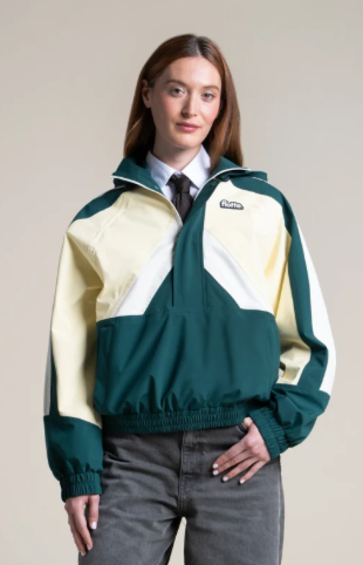 ANORAK OVERSIZE TRICOLORE SAPIN
