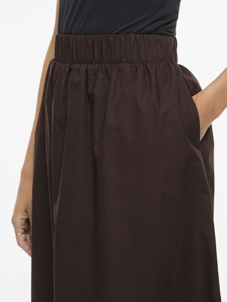 VISOPHIE HW ANKLE SKIRT NOOS COFFEE BEAN
