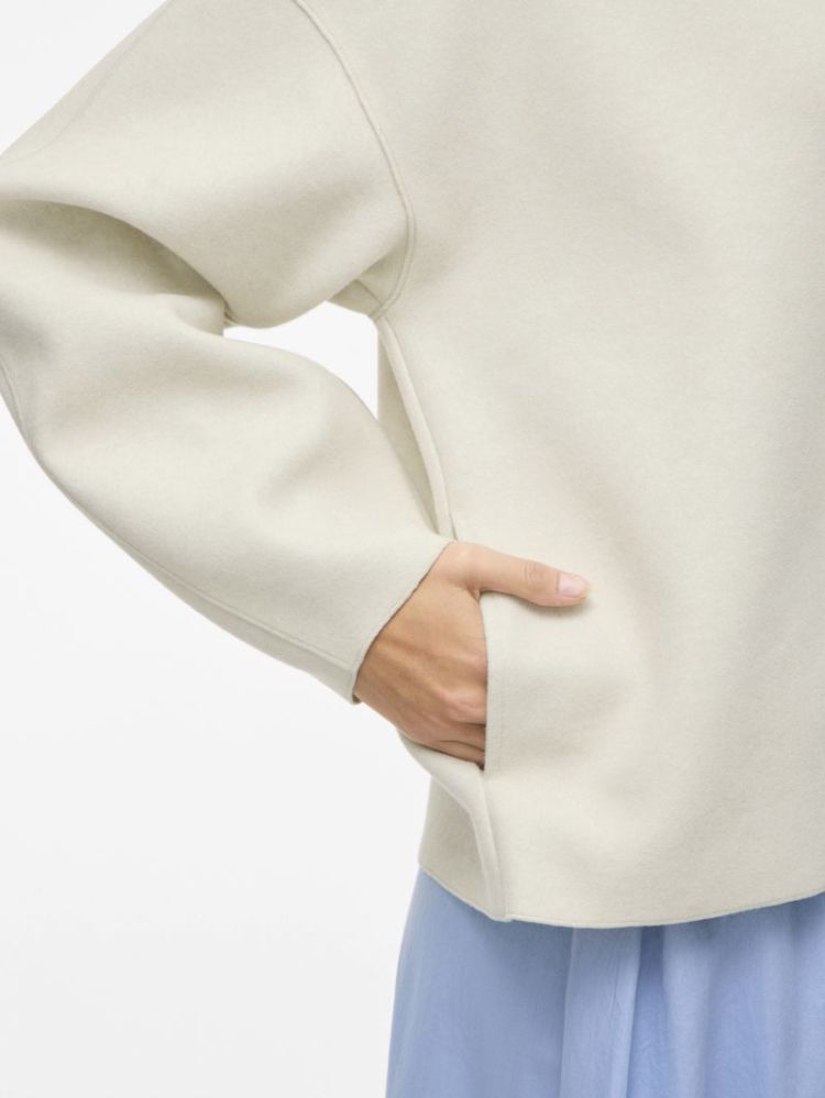 VIVIOLIO O-NECK KNIT TOP SUPER LIGHT NAT
