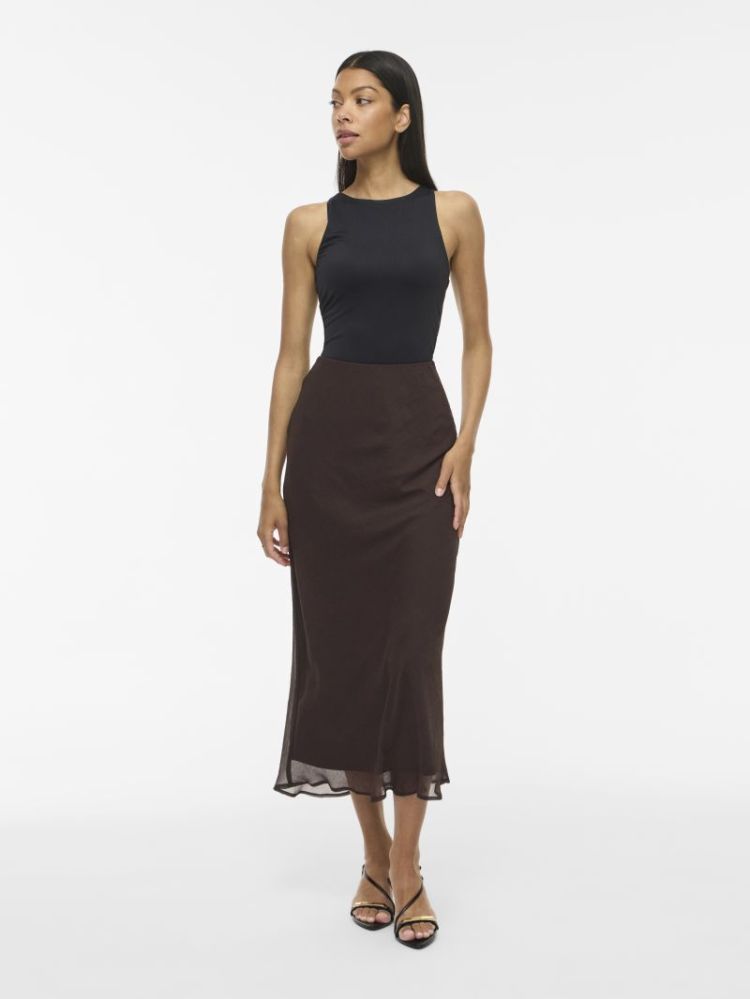 VIFALIA HW ANKLE SKIRT NOOS COFFEE BEAN