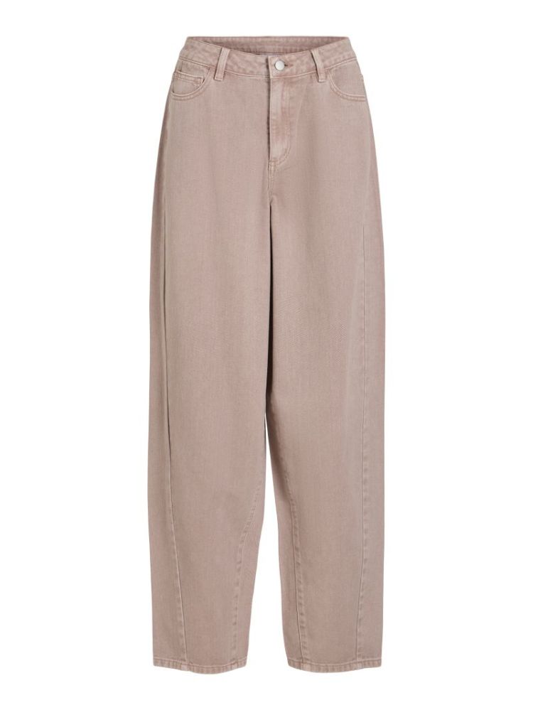 VIJINA RW BARREL JEANS FAWN