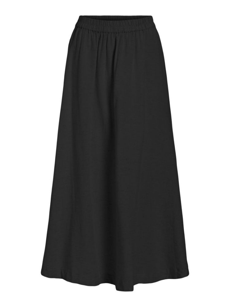 VIPRISILLA HW ANKLE SKIRT BLACK BEAUTY  