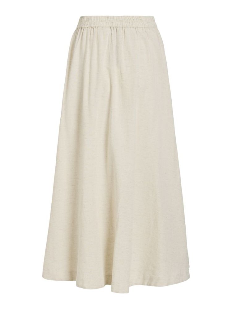 VIPRISILLA HW ANKLE SKIRT SUPER LIGHT NAT