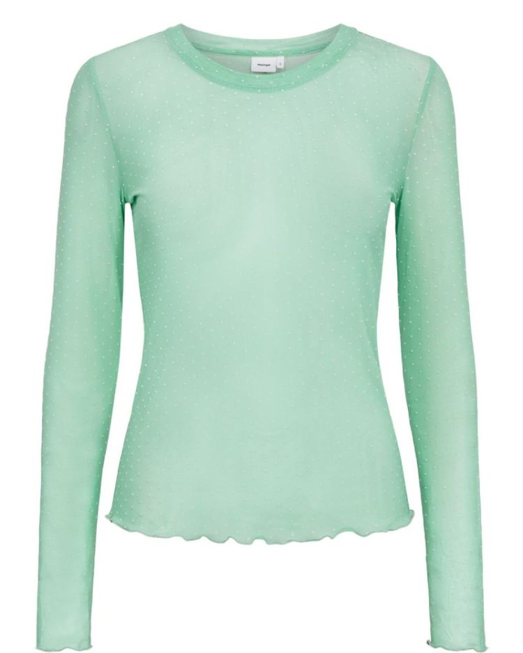 NUJINNIE MESH BLOUSE SPRING BUD